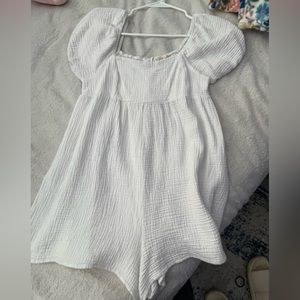 Pacsun white romper